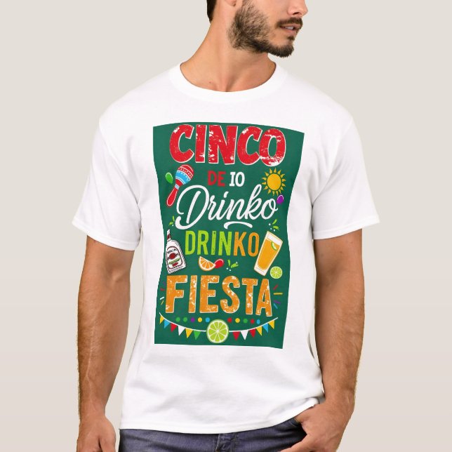 Cinco de Mayo fiesta T-Shirt (Front)