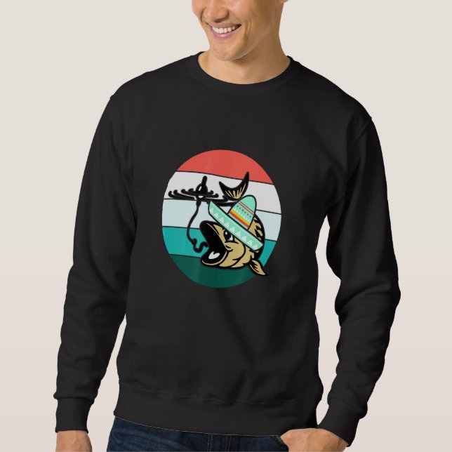 Cinco De Mayo Fish Fishing Mexico Vacation Family Sweatshirt (Front)