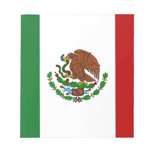 Cinco de Mayo Flag of Mexico Notepad (Front)
