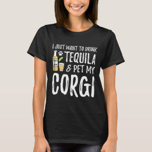 Cinco De Mayo For Tequila Corgi Dog Mum T-Shirt