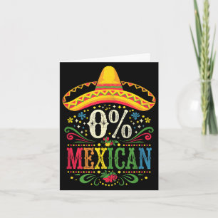 Cinco de mayo for women 0% mexican card