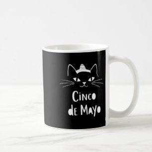 Cinco de mayo funny fiesta costume cat coffee mug