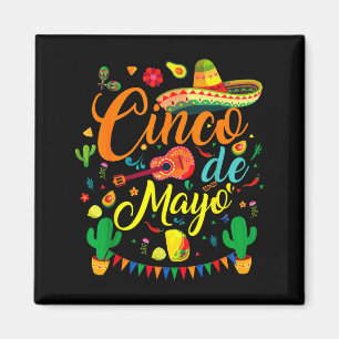 Cinco de mayo funny mexican fiesta party 5 de mayo magnet