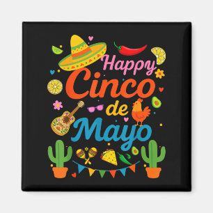 Cinco de mayo funny mexican fiesta party 5 de mayo magnet