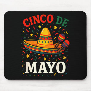 Cinco de mayo - funny mexican fiesta party  mouse pad
