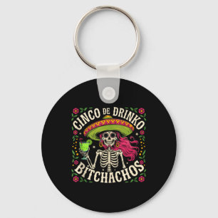 Cinco De Mayo Funny Mexican Party Cinco De Drinko  Key Ring