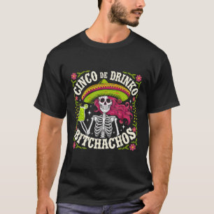 Cinco De Mayo Funny Mexican Party Cinco De Drinko T-Shirt