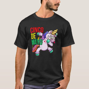 Cinco De Mayo Funny Mexican Taco Party Unicorn Men T-Shirt