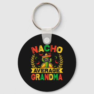 Cinco De Mayo Funny Nacho Average Grandma Cinco De Key Ring