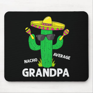 Cinco De Mayo Funny Nacho Average Grandpa Sombrero Mouse Pad