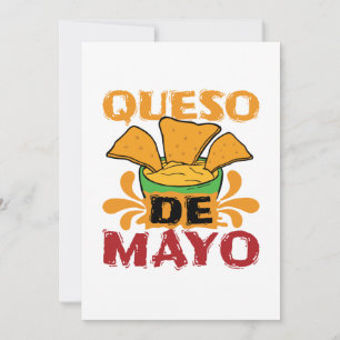 Cinco de Mayo Funny Queso Pun Holiday Card