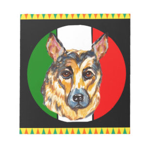CINCO DE MAYO GERMAN SHEPHERD NOTEPAD