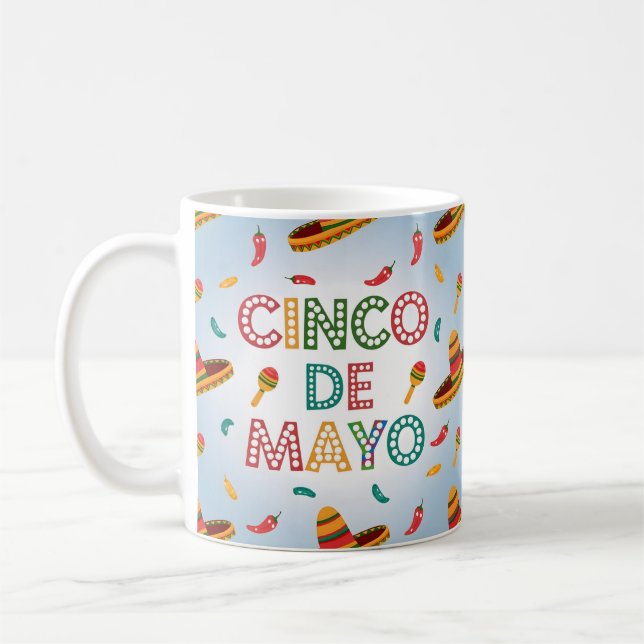 Cinco de Mayo Gift idea  Coffee Mug (Left)
