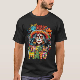 Cinco De Mayo Girl 2025 Mexican Fiesta 5 De Mayo  T-Shirt