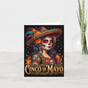 Cinco De Mayo Girl Mexican Fiesta 5 De Mayo _4  Card