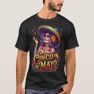 Cinco de mayo girl mexican fiesta 5 de mayo Cinco  T-Shirt