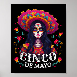 Cinco De Mayo Girl Mexican Fiesta 5 De Mayo Party  Poster