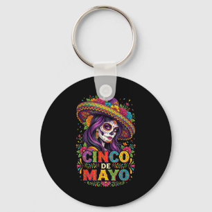 Cinco de mayo girl mexican fiesta 5 de mayo womenC Key Ring
