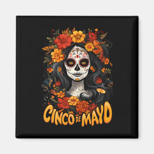 Cinco De Mayo Girl Mexican Funny Fiesta 5 De Mayo  Magnet