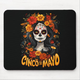 Cinco De Mayo Girl Mexican Funny Fiesta 5 De Mayo Mouse Pad