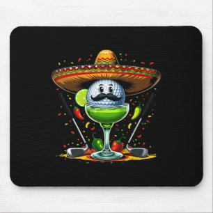 Cinco De Mayo Golf Ball May 5th With Sombrero And Mouse Pad