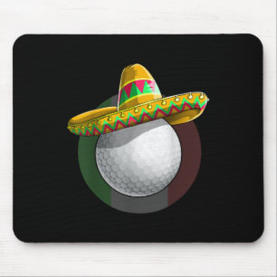 Cinco De Mayo Golf T Shirt Women Men Kids Sombrero Mouse Pad
