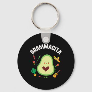 Cinco De Mayo Grammacita Guacamole Avocado Grandma Key Ring