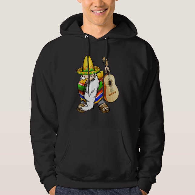 Cinco De Mayo Guitar  Mexican Celebration Men 1 Hoodie (Front)