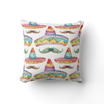 Cinco de Mayo Hats Moustache Red Green