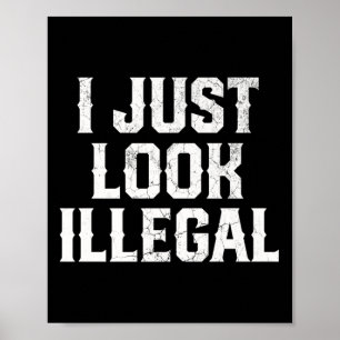 Cinco De Mayo I Just Look Illegal Mexican Funny Hu Poster