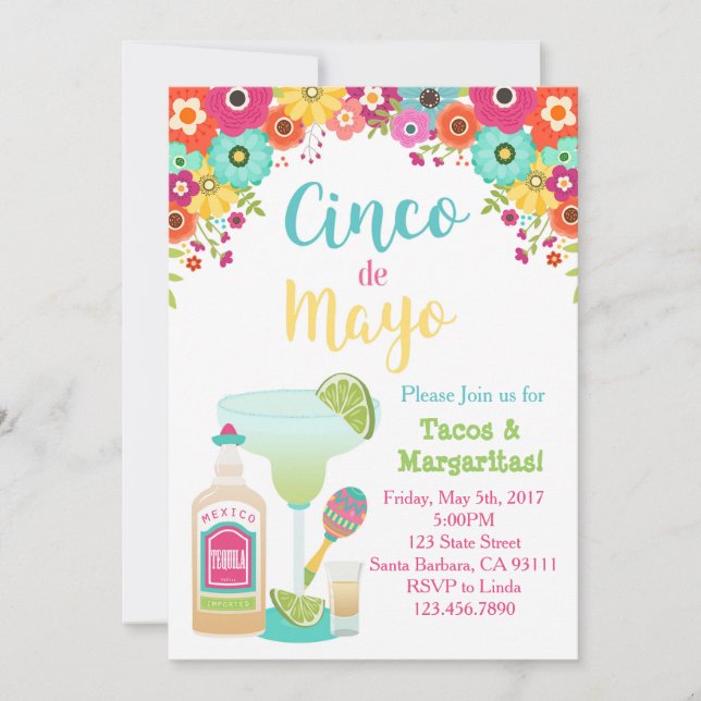 Cinco de Mayo Invitation (Front)