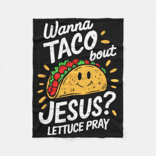 Cinco De Mayo Jesus Christian Mexican Celebration  Fleece Blanket