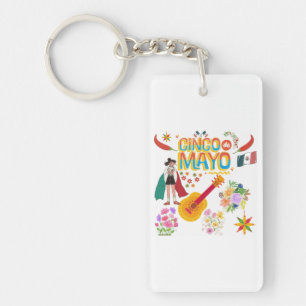 Cinco De Mayo Key Ring