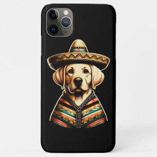 Cinco De Mayo Labrador Retriever Poncho Sombrero iPhone 11 Pro Max Case