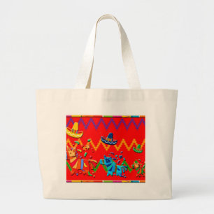 Cinco De Mayo Large Tote Bag