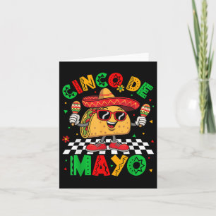 Cinco De Mayo Lets Fiesta Mexican Funny Taco Men W Card