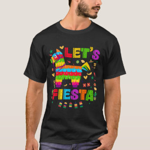 Cinco De Mayo Lets Fiesta Mexican Women Boys T-Shirt