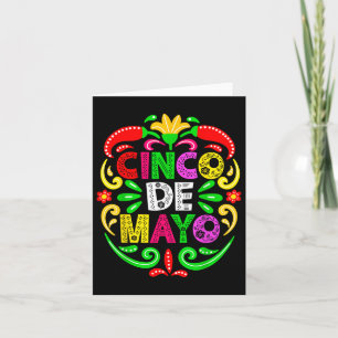Cinco De Mayo Lets Fiesta Squad 5 De Mayo Mexican Card