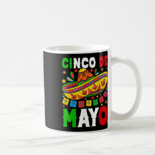 Cinco De Mayo Lets Fiesta Squad 5 De Mayo Mexican  Coffee Mug