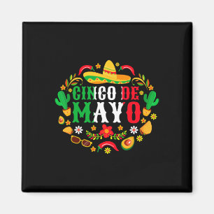 Cinco De Mayo Lets Fiesta Squad 5 De Mayo Mexican Magnet