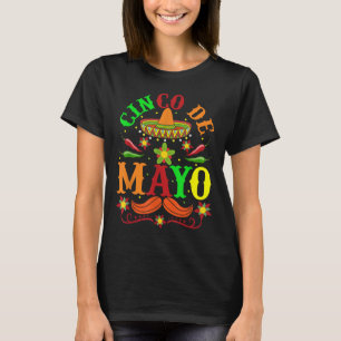 Cinco De Mayo Lets Fiesta Squad 5 De Mayo Mexican T-Shirt