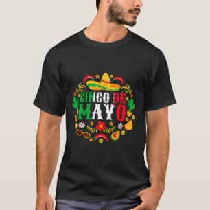 Cinco De Mayo Lets Fiesta Squad 5 De Mayo Mexican T-Shirt