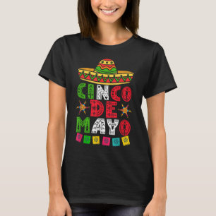 Cinco De Mayo Lets Fiesta Squad 5 De Mayo Mexican T-Shirt