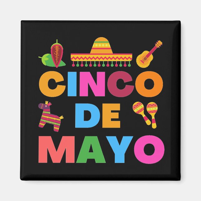 Cinco De Mayo Magnet (Front)