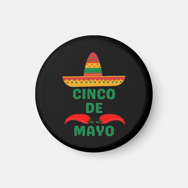 Cinco De Mayo Magnet (Front)