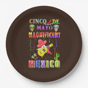 Cinco de Mayo Magnificent Mexico Paper Plate