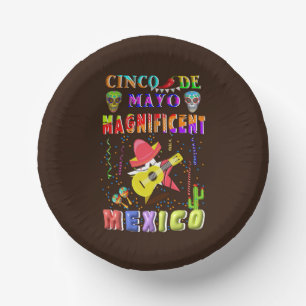 Cinco de Mayo Magnificent Mexico Paper Plate