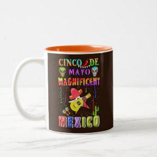 Cinco de Mayo Magnificent Mexico Two-Tone Coffee Mug