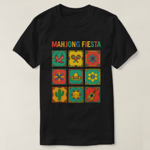 Cinco de Mayo Mahjong Fiesta Tiles T-Shirt
