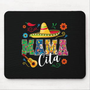 Cinco De Mayo Mamacita Flower Mama Cita Mexican 1 Mouse Pad